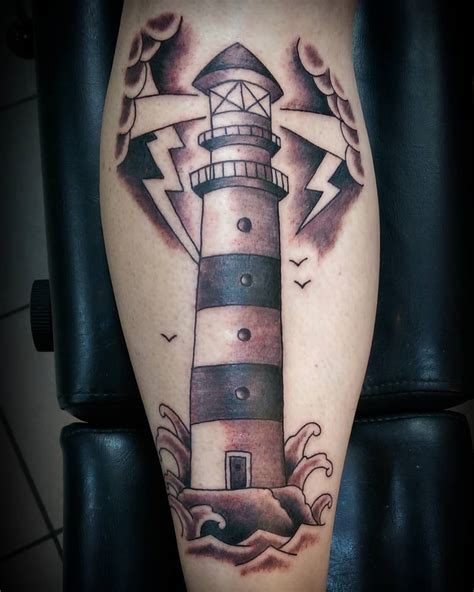 Lighthouse Tattoo Design