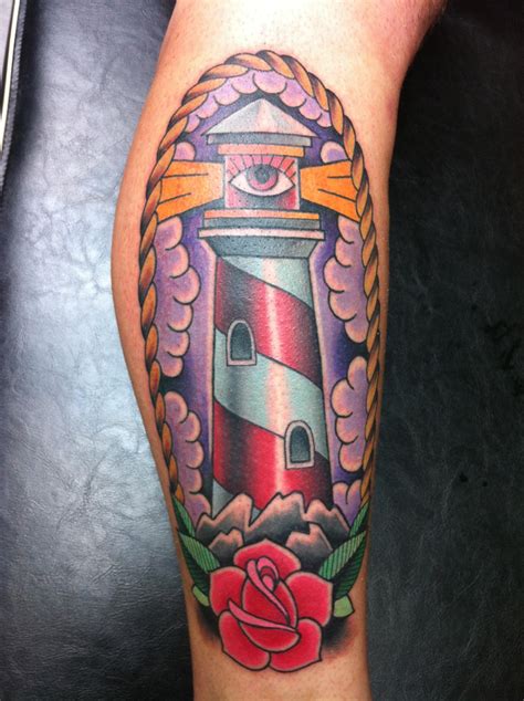 Lighthouse Tattoo Traditional