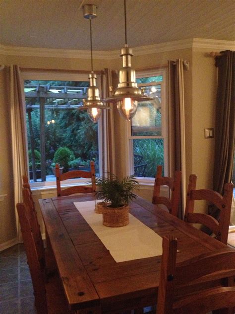 Lighting over dining tables Dining table, Homey kitchen, Dining
