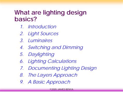 Lighting Design Basics Highlights