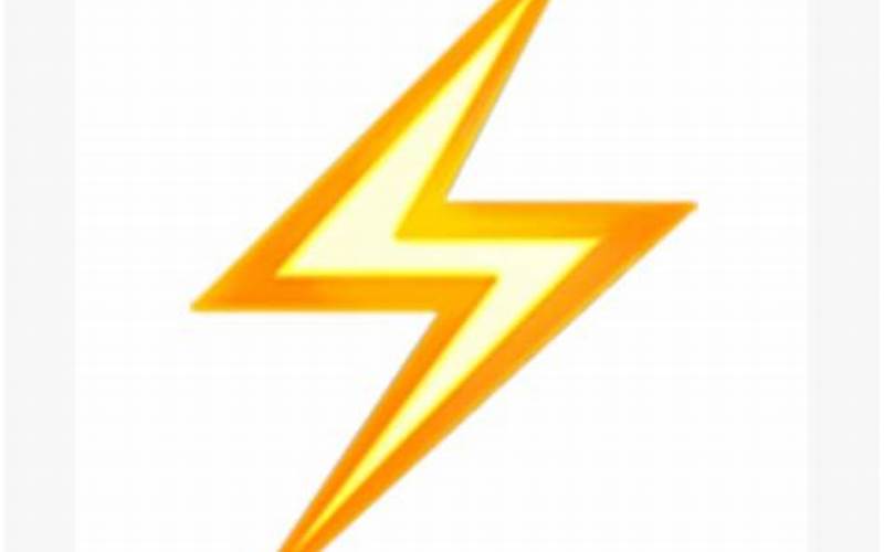 Lightning Bolt Emoji