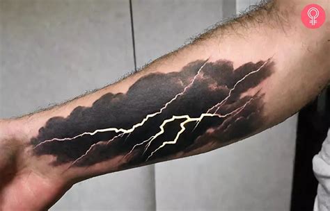Lightning Forearm Tattoo