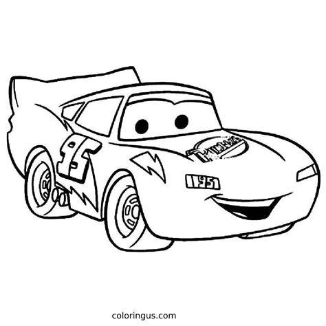 Lightning Mcqueen Coloring Page