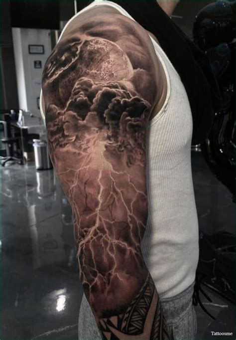Lightning Storm Tattoo