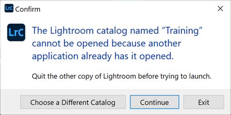 Lightroom Catalog Not Writable And Cannot Be Opened