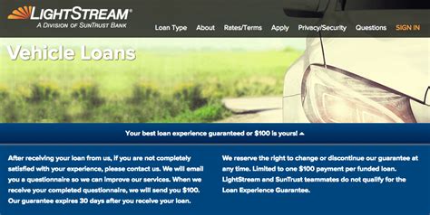 Lightstream Car Loan Rates