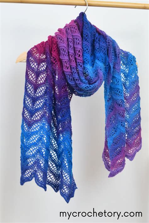Lightweight Crochet Scarf Pattern Free