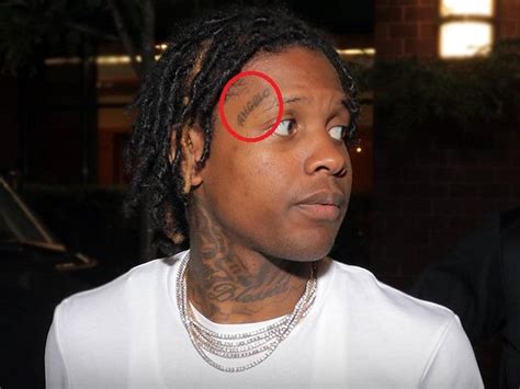 Lil Durk Tattoo Of India Face