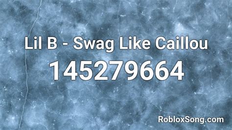 Lil B - Roblox Music Codes