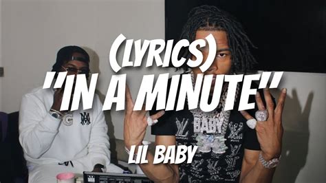 Lil Baby In A Minute Lyrics
