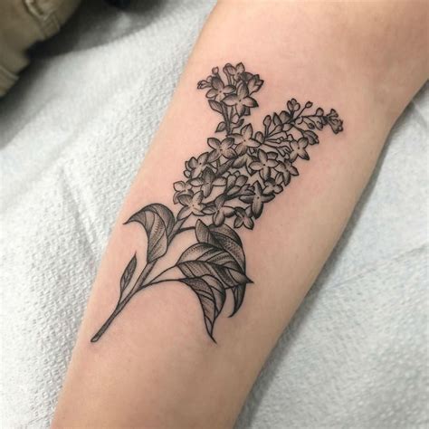 Top 41 Best Lilac Tattoo Ideas [2021 Inspiration Guide]