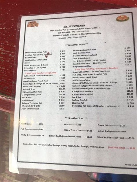 Indulge in Divine Delicacies: Decadent Lillies Kitchen Menu in Baton Rouge!
