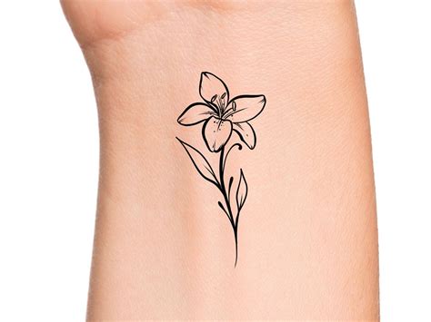 Lily Tattoo Flower