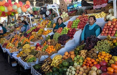 Lima Peru Local Market