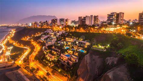 Lima Peru at night