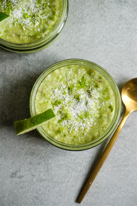 Lime-Infused Coconut Pudding