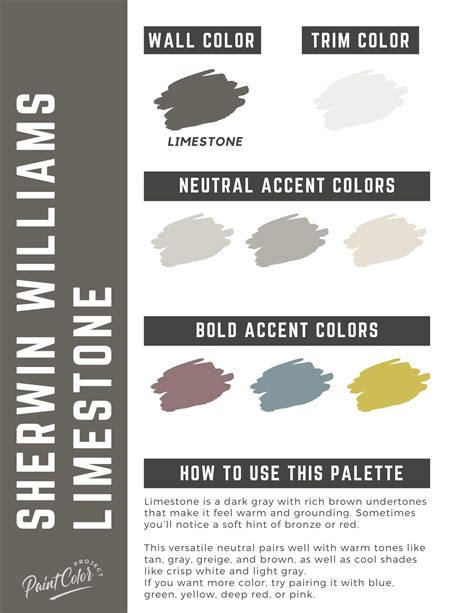 Limestone Paint Color Palette