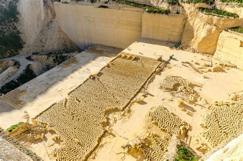 Limestone quarry Malta