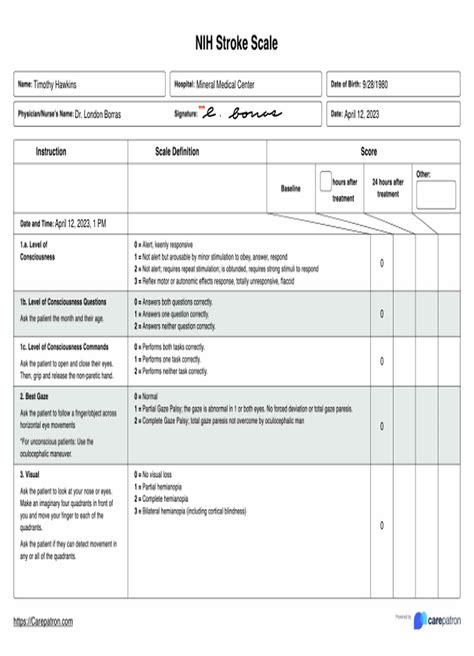 Limitations Challenges NIH Stroke Scale 6
