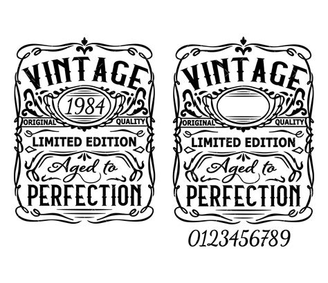 Indulge in Luxury with Limited Edition Aged To Perfection SVG - Savour the Finest Blend of Old World Charm and Modern Elegance!