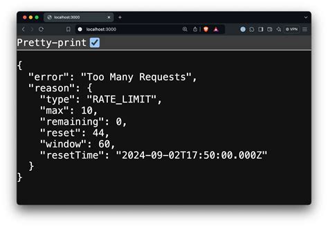 Limited JSON Support