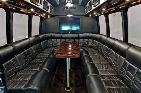 Limo Ride Party Bus interior