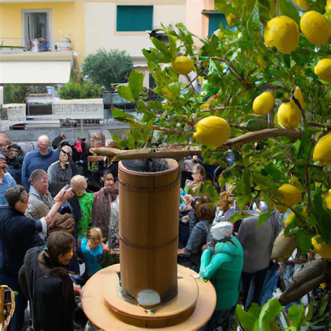 Limoncello demonstration