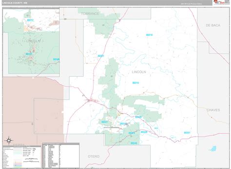 Lincoln County New Mexico Map