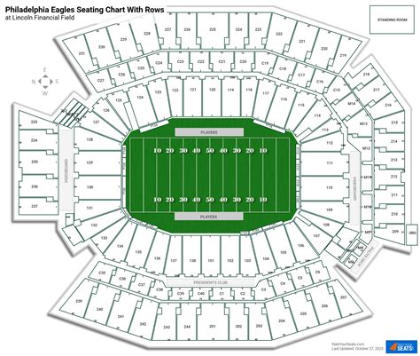 Lincoln Financial Stadium Seating Chart