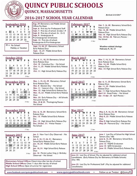 Lincoln Park Academy Calendar