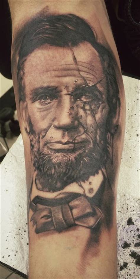 40 Abraham Lincoln Tattoo Designs For Men Presidential Ideas