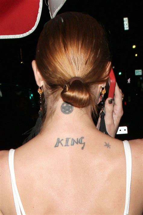 Lindsay Lohan Tattoo Actress Reveals Meaning Behind