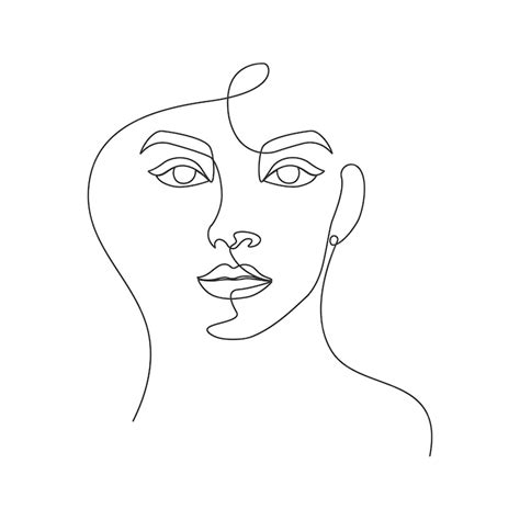 Download Line Art, Female Line Art, One Line DXF Files