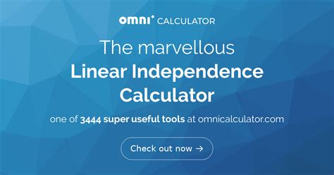 Linear Independence Calculator