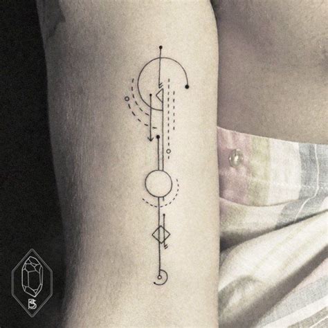 Linear Tattoos Ideas