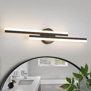 Linear bars vanity lights