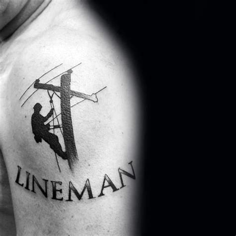 50 Lineman Tattoos For Men Electrical Design Ideas