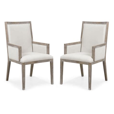 Linen Arm Dining Chairs