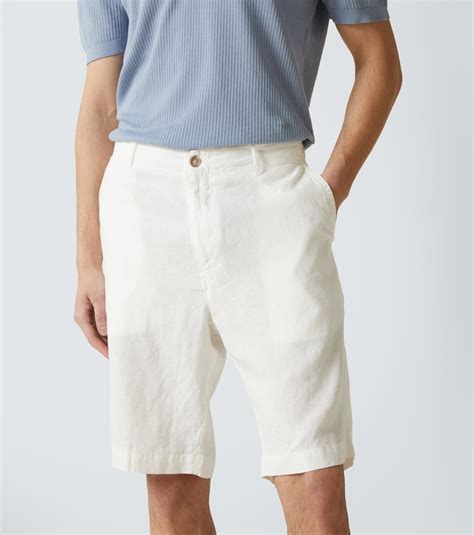 Linen Bermuda Shorts