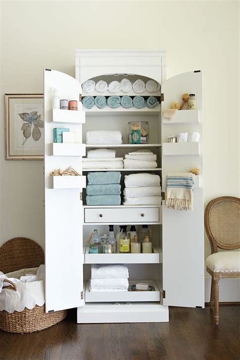 Freestanding for Craft & Linen Storage How To Decorate