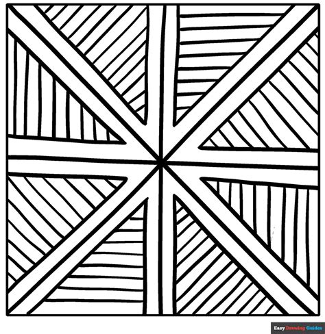 Lines Coloring Pages