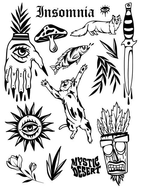 Linework Flash Tattoo