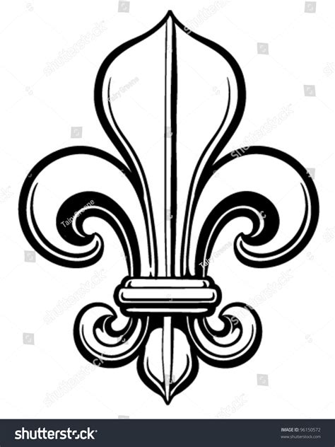 Linework Fleur de Lis | Embroidery