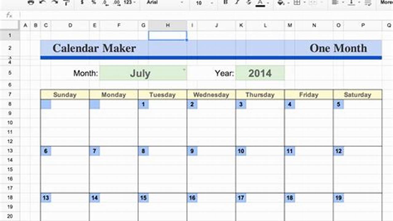 Link Excel Spreadsheet To Google Calendar