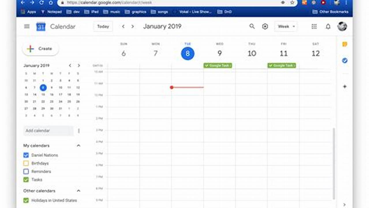 Link Google Tasks To Calendar