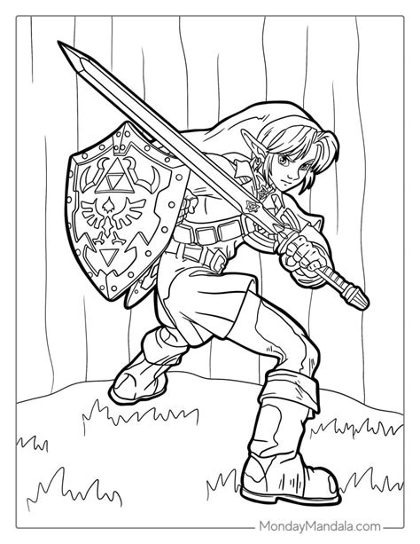 Link Coloring Page