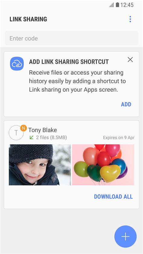 Link Sharing