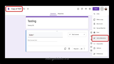 Link Soalan Google Form Matematik