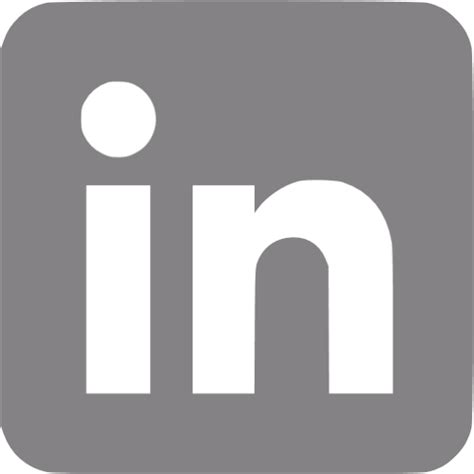 LinkedIn Icon Gray