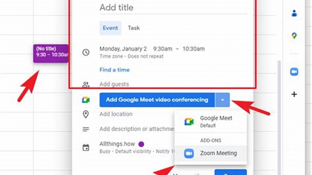 Linking Zoom To Google Calendar